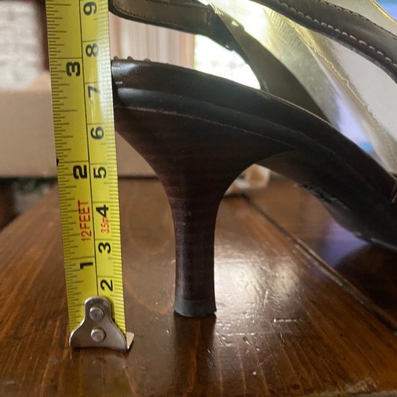 Anne Klein Like New Brown Slingbacks - Picture 8 of 8